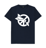 Load image into Gallery viewer, Navy Blue ICAN logo tee