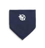 Load image into Gallery viewer, White/Nautical Navy Bib Front