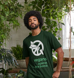 Load image into Gallery viewer, ICAN Vegans against the bomb tee - man