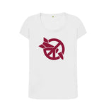 Load image into Gallery viewer, White ICAN white women's scoop neck tee