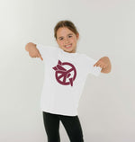 Load image into Gallery viewer, ICAN Logo Tee Kids - White