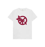 Load image into Gallery viewer, White ICAN Logo Tee Kids, White

