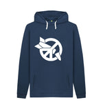 Load image into Gallery viewer, Navy ICAN Hoodie - white logo

