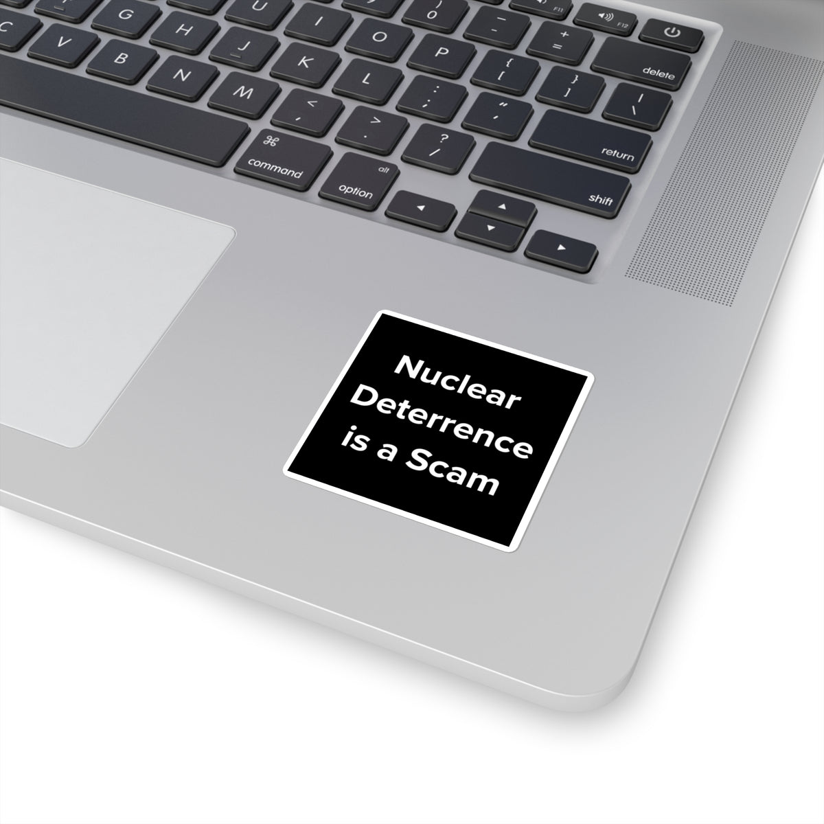 Nuclear deterrence is a scam sticker – ICAN Shop