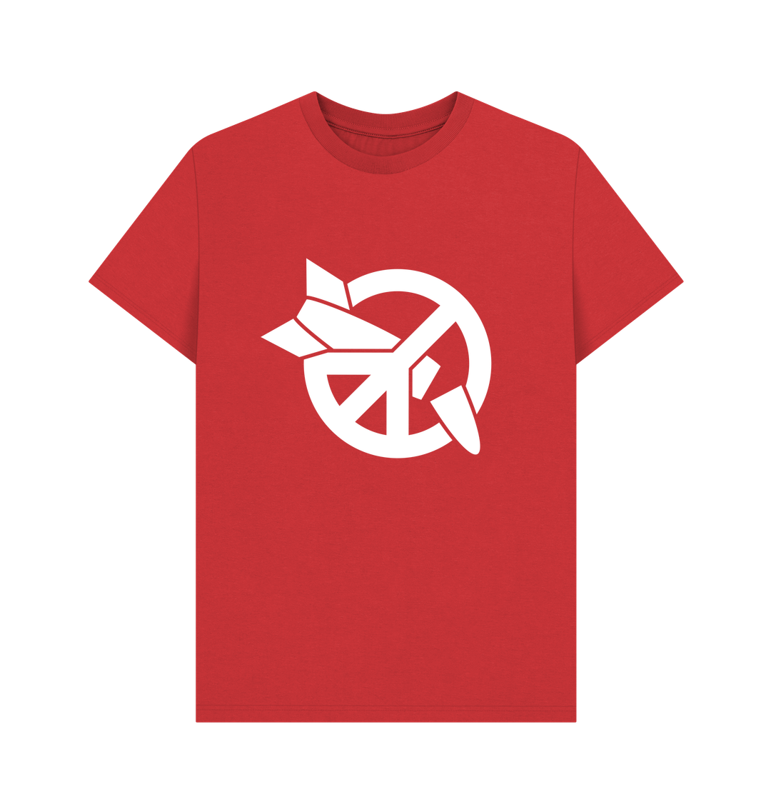 Red Printed T-shirt Front