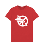 Load image into Gallery viewer, Red Printed T-shirt Front
