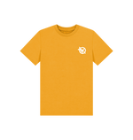 Load image into Gallery viewer, Mustard Printed Kids T-Shirt Front
