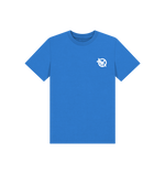 Load image into Gallery viewer, Bright Blue Printed Kids T-Shirt Front
