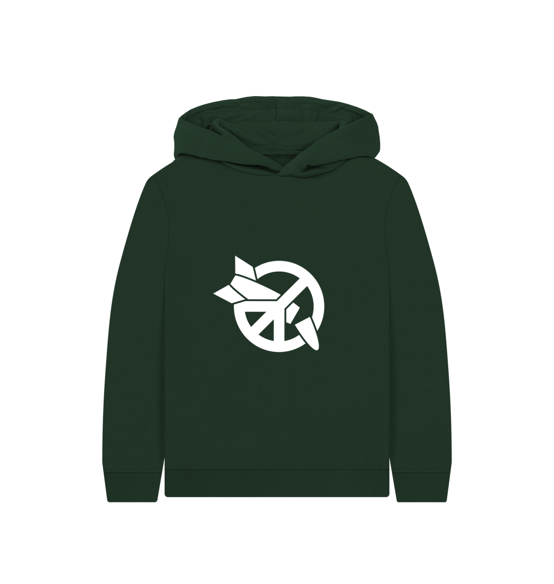 Evergreen Printed Kids Hoodie Front