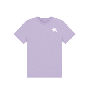Soft Lilac Printed Kids T-Shirt Front