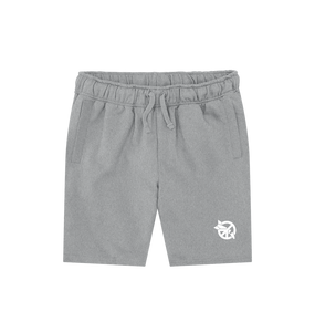 Athletic Grey Printed Mens Shorts Front