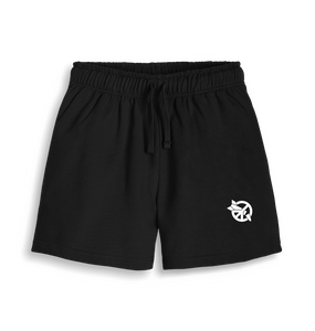 Black Printed Womens Joggers Front