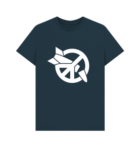 Denim Blue Printed T-shirt Front