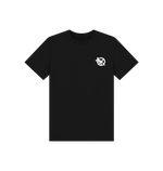 Load image into Gallery viewer, Black Printed Kids T-Shirt Front
