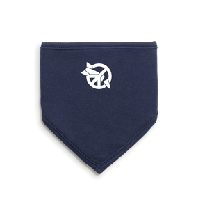 White/Nautical Navy Bib Front