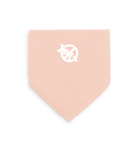White/Powder Pink Bib Front