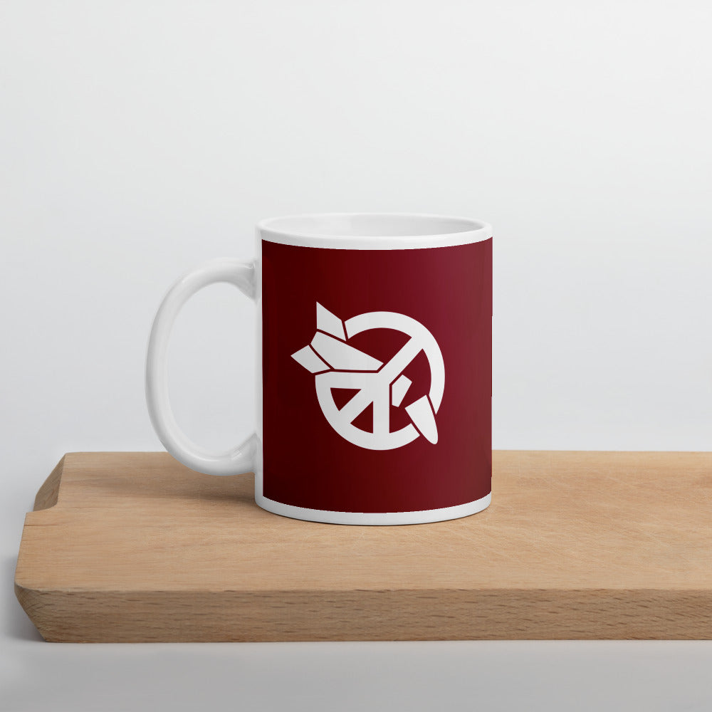 ICAN mug, maroon