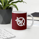 Load image into Gallery viewer, ICAN mug, maroon
