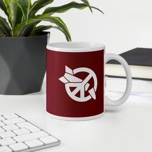 ICAN mug, maroon